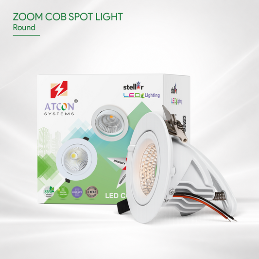 Atcon Stellar Zoom Round COB Spot Light